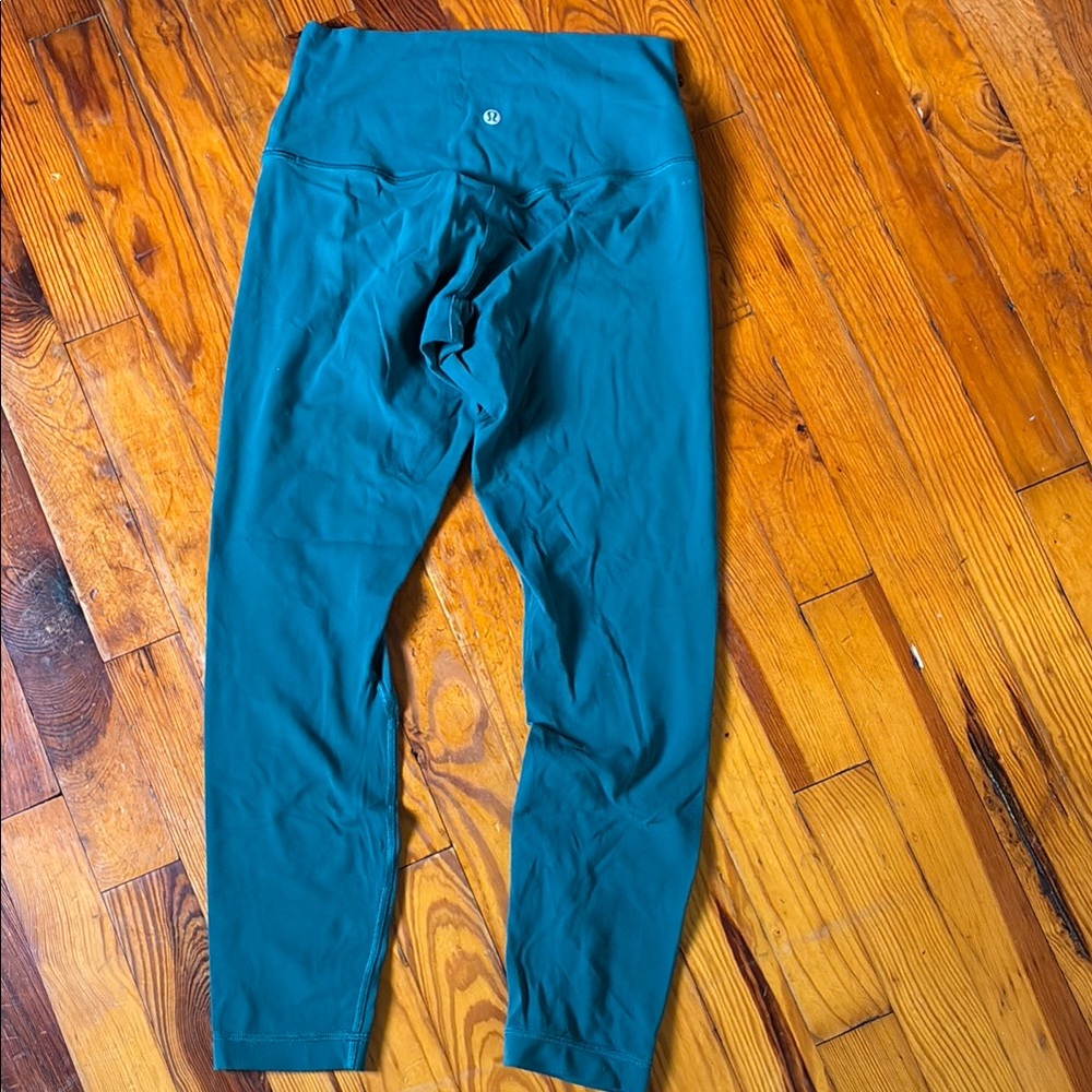Lululemon Teal High-Waisted Leggings
